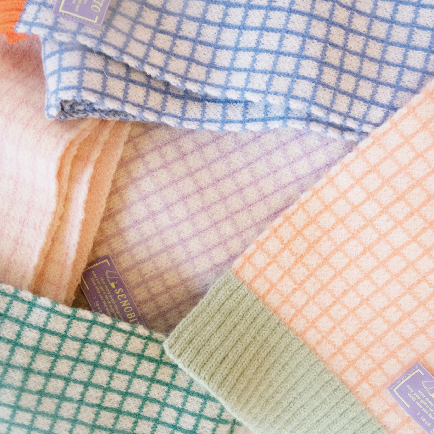Grid color muffler(グリットカラーマフラー)