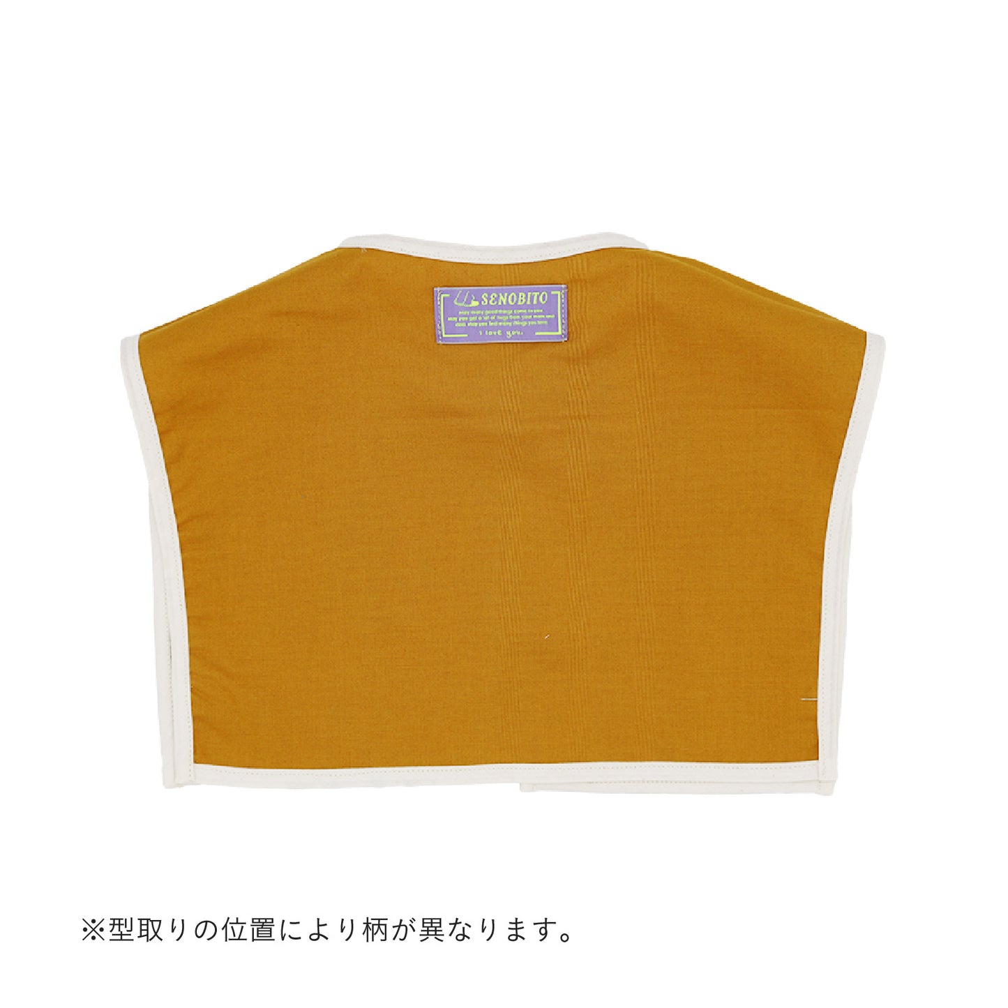 みちくさ押し花リバーシブル付け襟