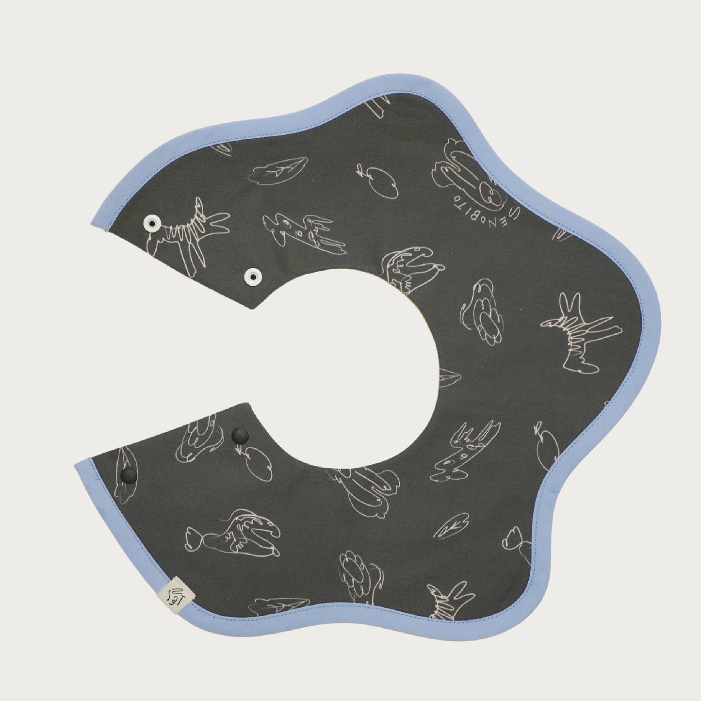 ZOO day bib(どうぶつ園の日スタイ)