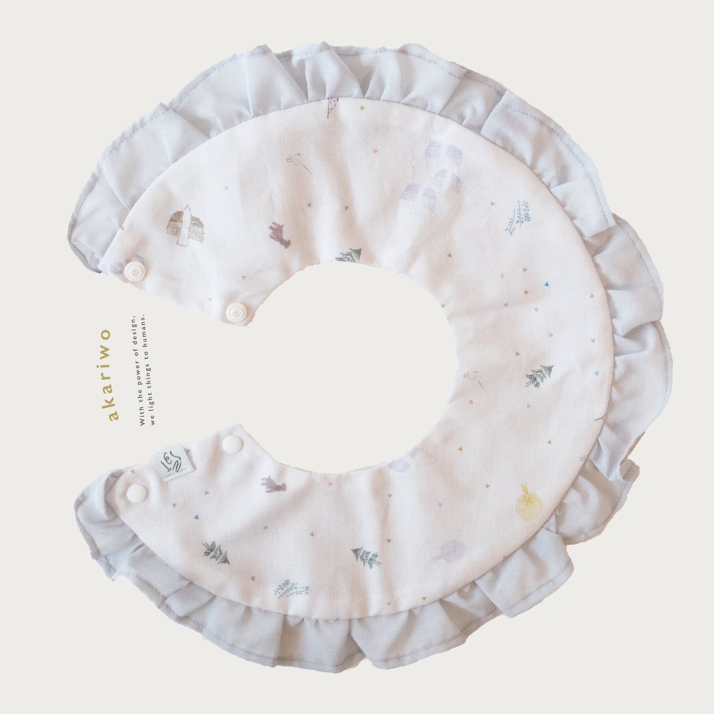 AKARIWO frill bib (アカリヲフリルスタイ)