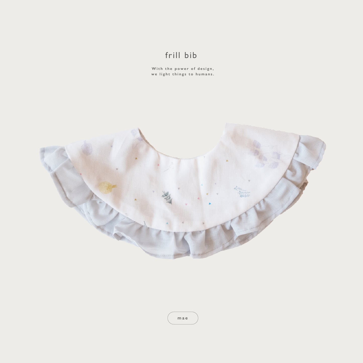 AKARIWO frill bib (アカリヲフリルスタイ)