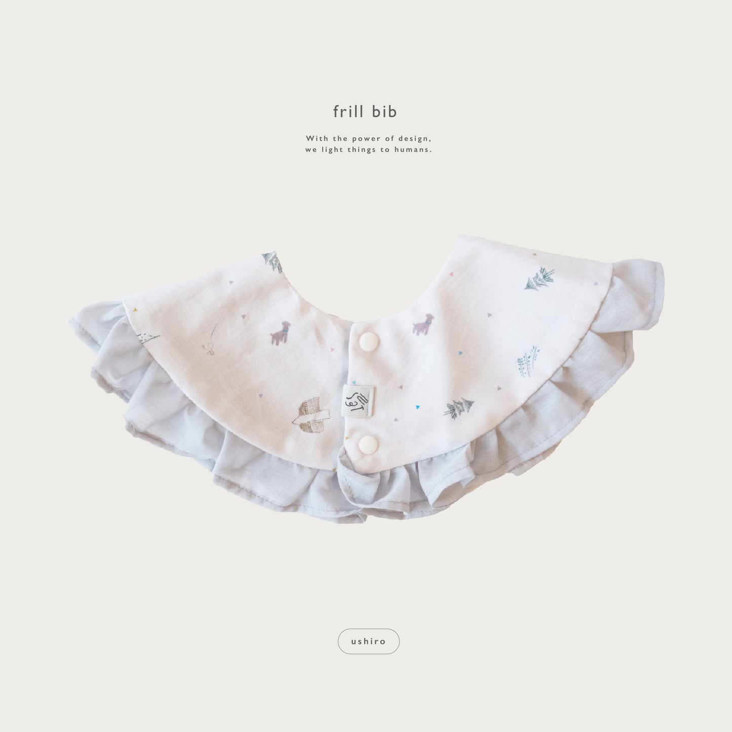 AKARIWO frill bib (アカリヲフリルスタイ)