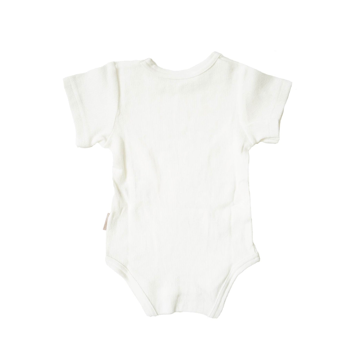 ribbed rompers ( リブロンパース ) - short sleeve