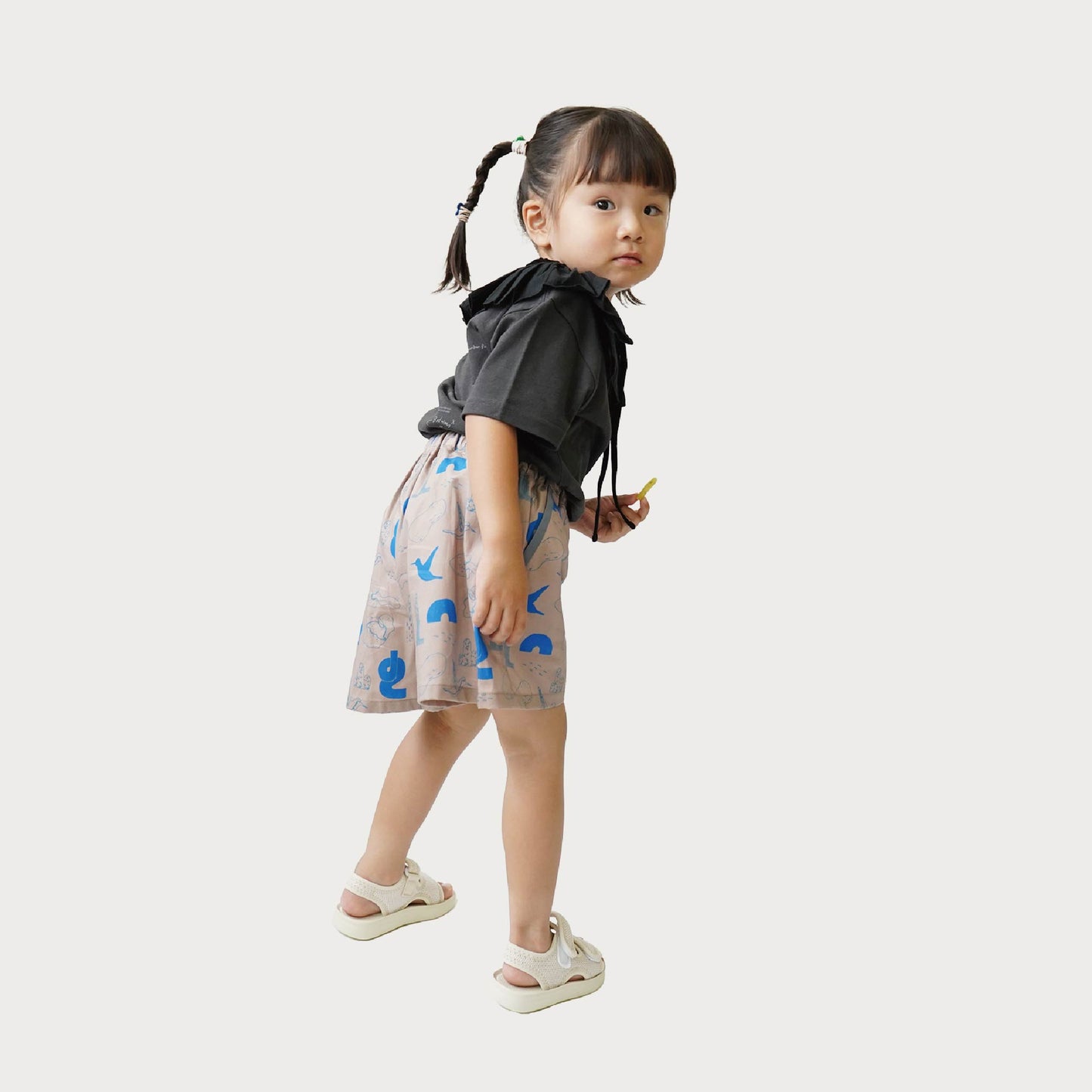 Fushigi wide short pants (ふしぎワイドショートパンツ)