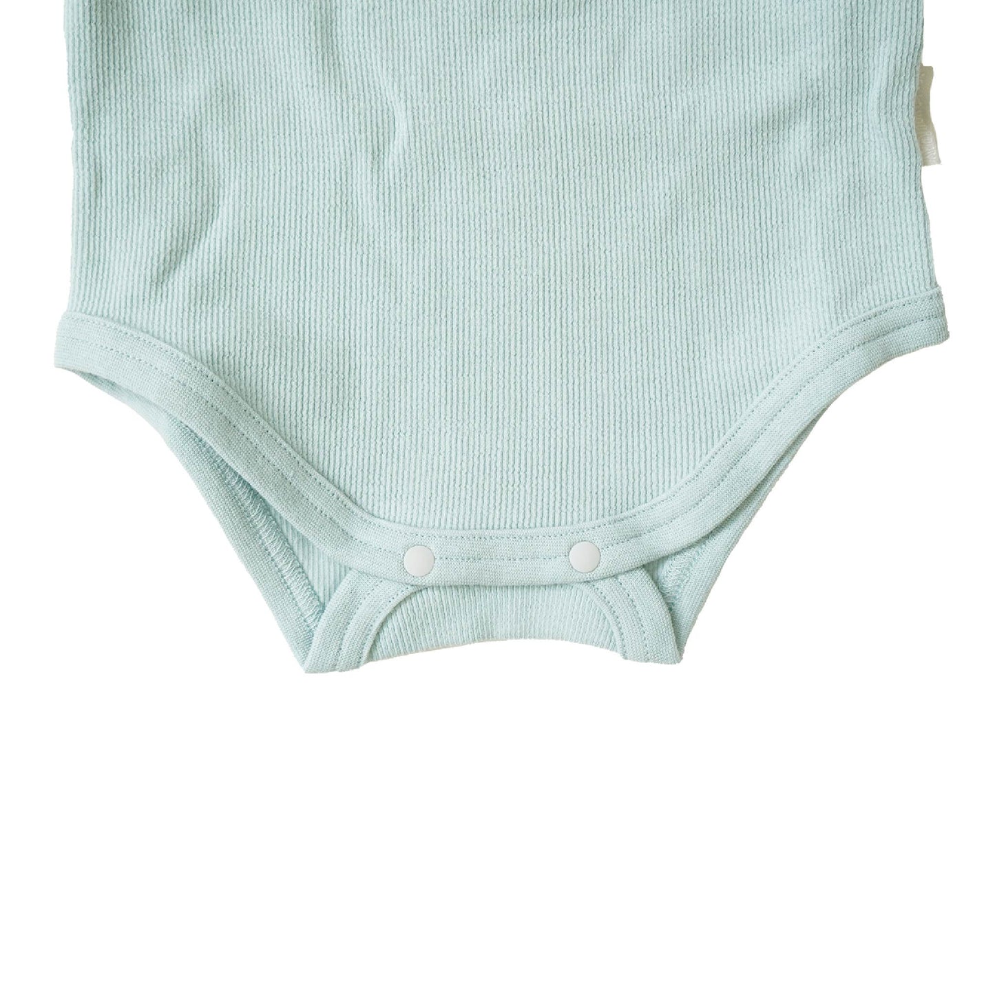 ribbed rompers ( リブロンパース ) - short sleeve