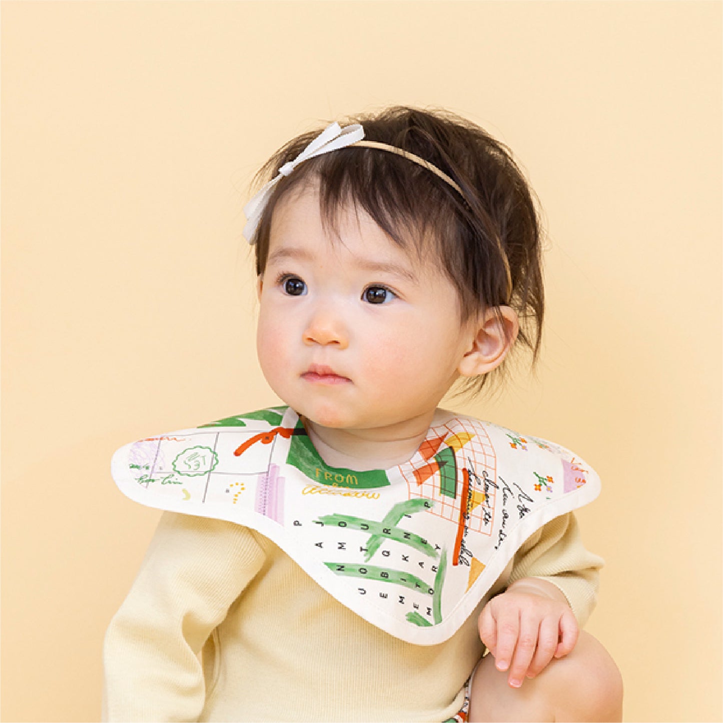 【WEB限定】日記 ベビーセット ★スタイ+選べるブルマ