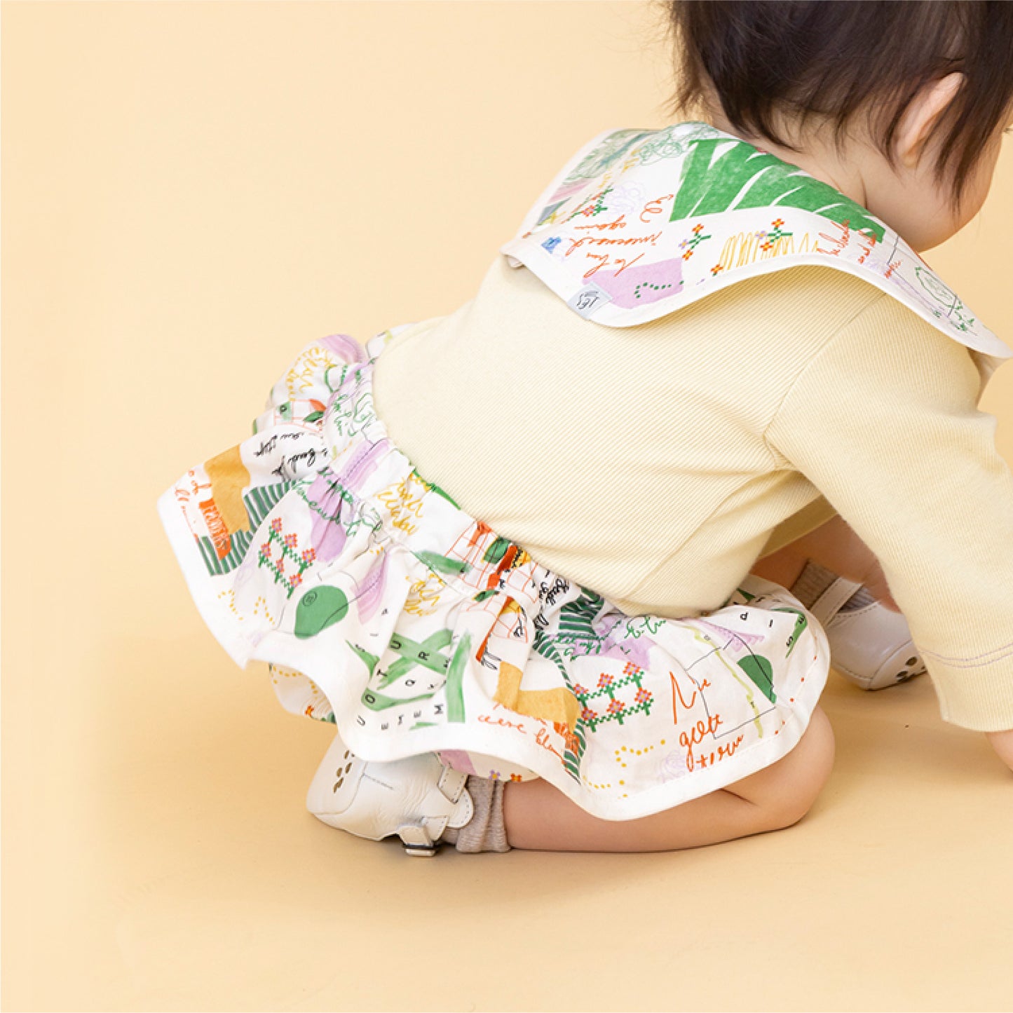 【WEB限定】日記 ベビーセット ★スタイ+選べるブルマ