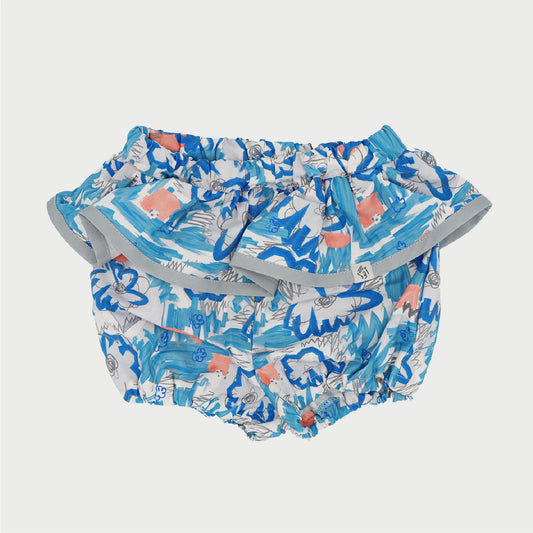 青いおはなチュチュブルマ