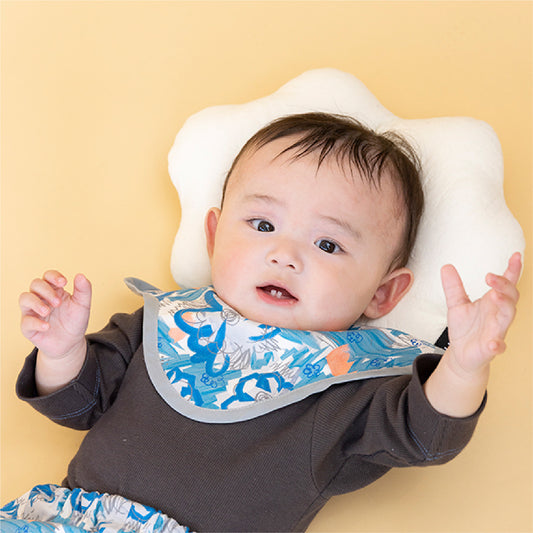 青いおはなスタイ