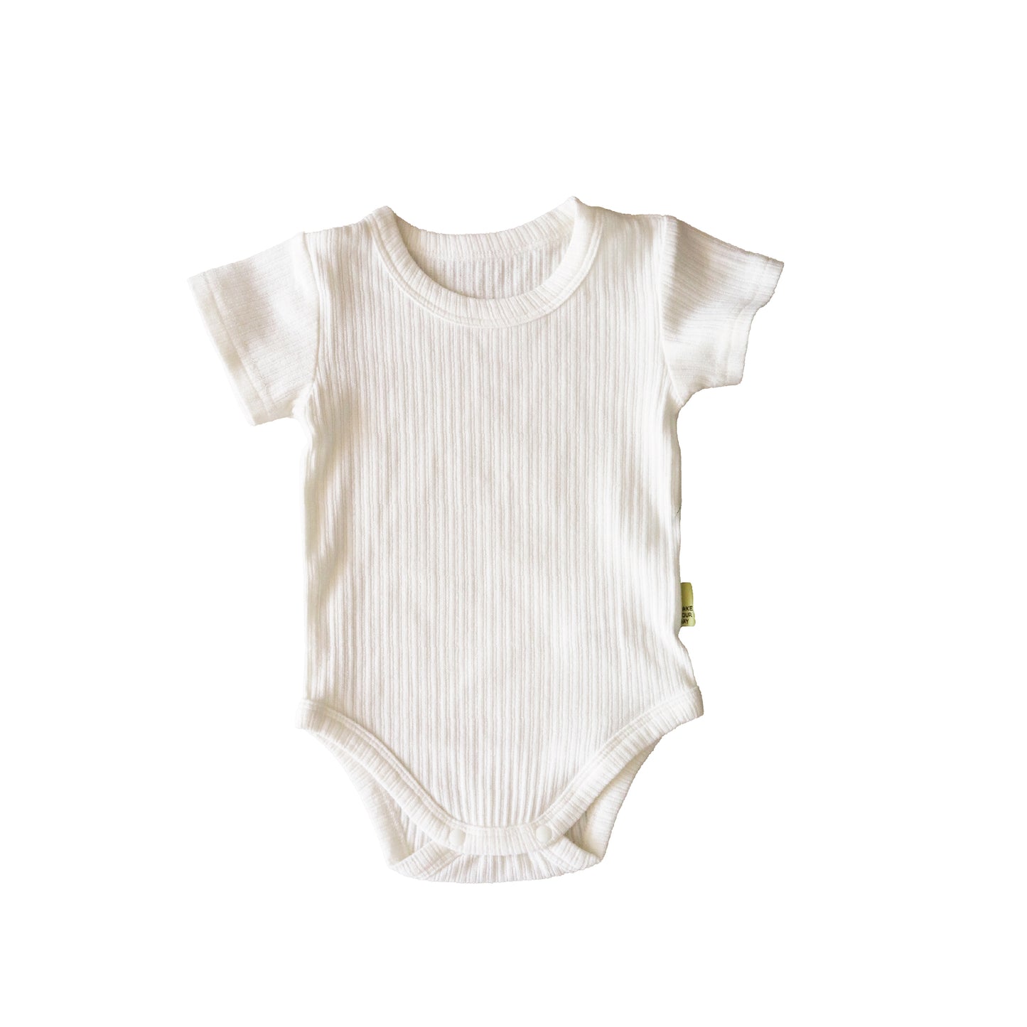 ribbed rompers ( リブロンパース ) - short sleeve