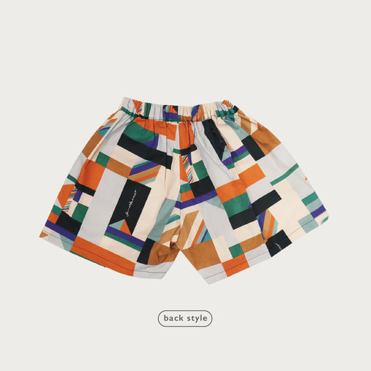 FLAG wide short pants (フラッグワイドショートパンツ)