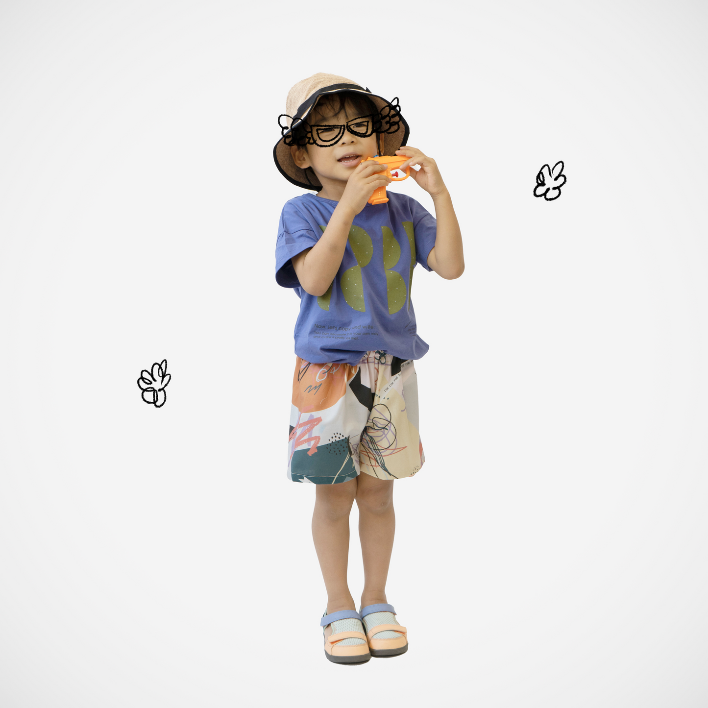 IYAIYA! Origami shorts(イヤイヤ!折り紙ショートパンツ)