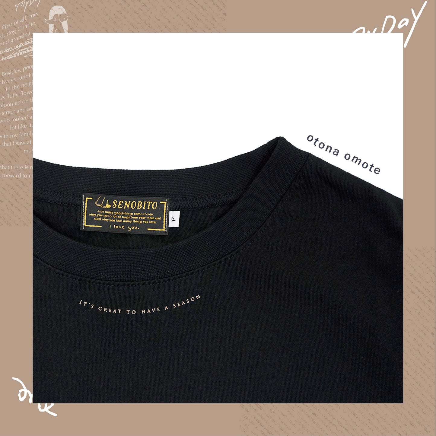 End roll long T-shirt (エンドロールロンT)親子セット