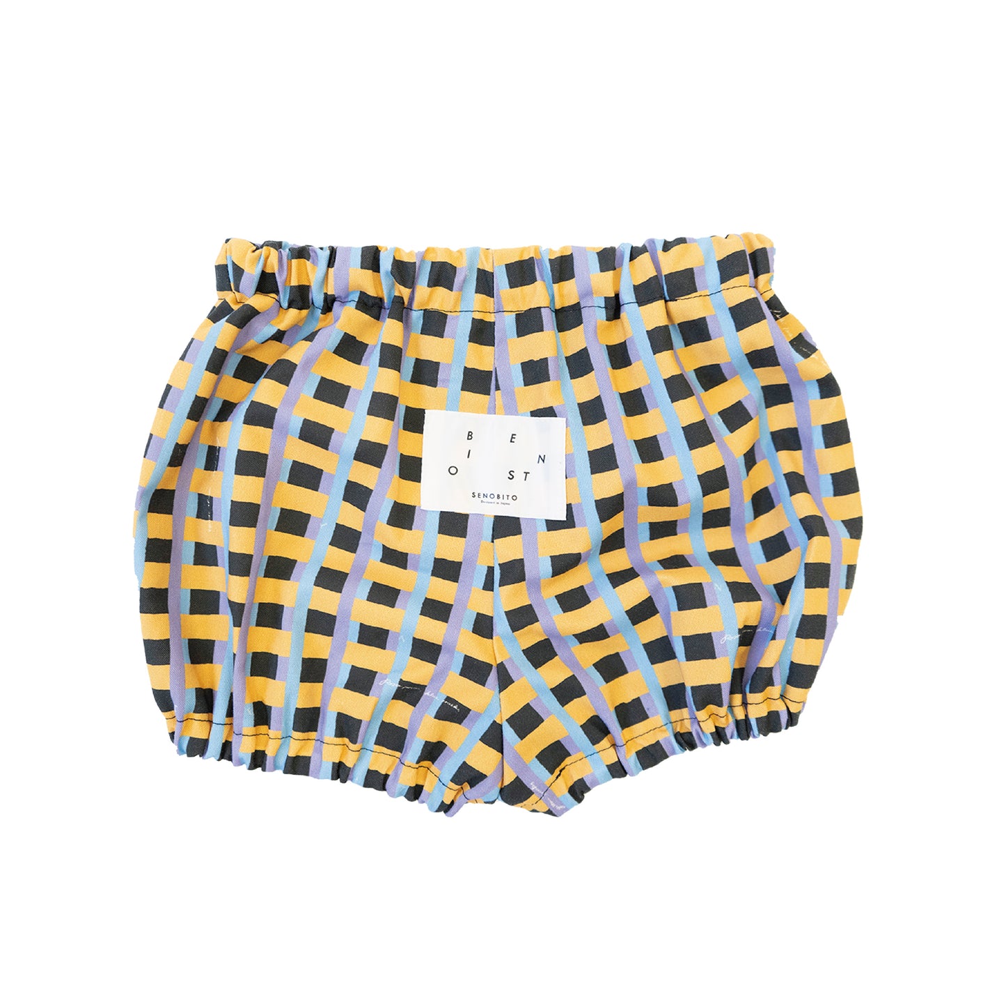 【WEB限定】コネクトチェックベビーセット ★スタイ+選べるブルマ