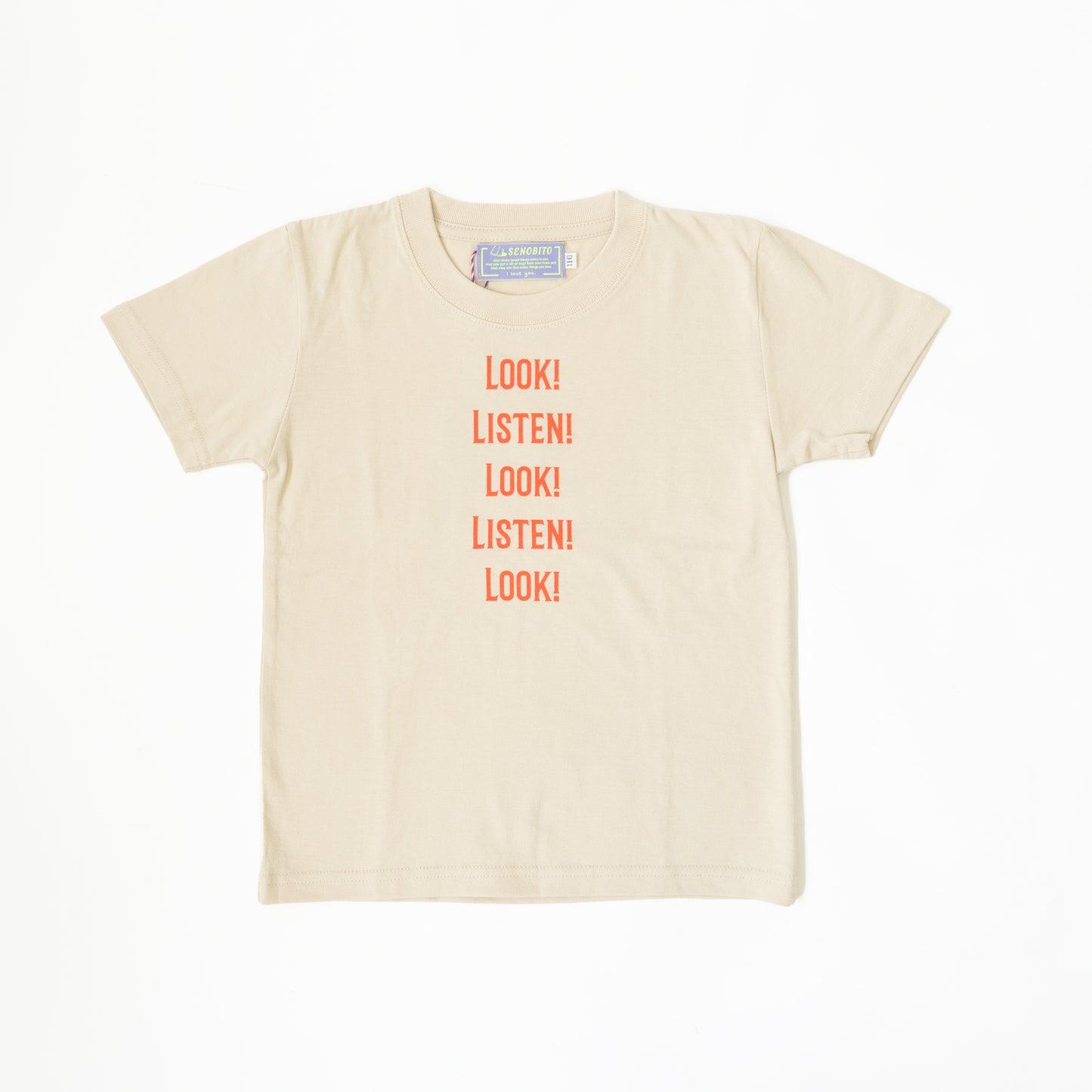 LOOK!LISTEN!T-shirt(見て!聞いて!Tシャツ)