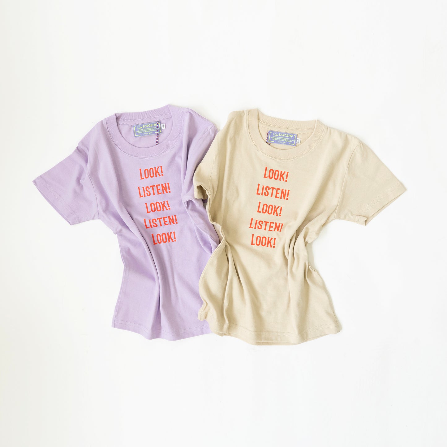 LOOK!LISTEN!T-shirt(見て!聞いて!Tシャツ)