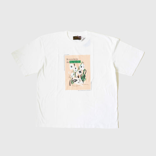 【オトナ】My five senses T-shirt(お花Tシャツ)