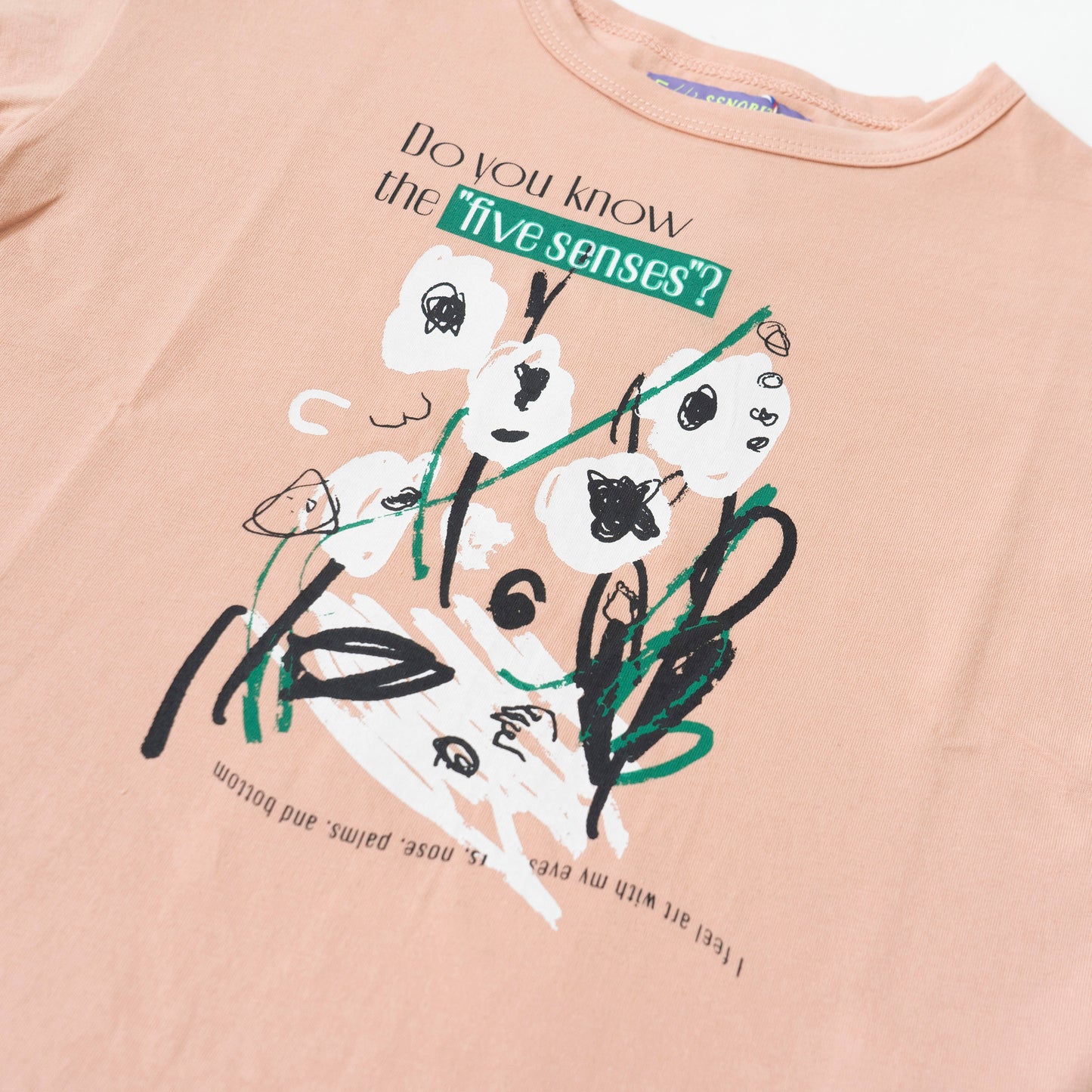 My five senses T-shirt(お花Tシャツ)