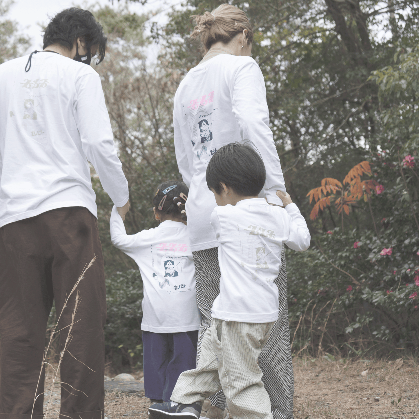 【Otona】Not sleepy longTshirt(ノットスリーピーロンT)ホワイト×ネイビー