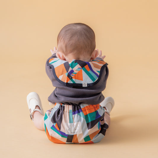 【WEB限定】FLAG ベビーセット ★スタイ+選べるブルマ