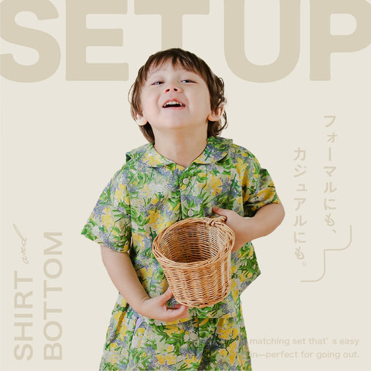 [NEW] シャツとボトムのセットアップが登場。[キッズ]