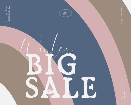 [ NEWS ] WINTER BIG SALE [ セノビト最大ビッグセール ]