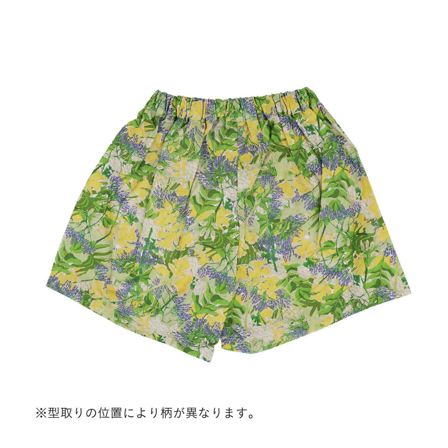 おひるね野花ワイドショートパンツ