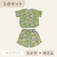 セーラーシャツ+ワイドショートパンツ2点セット-おひるね野花