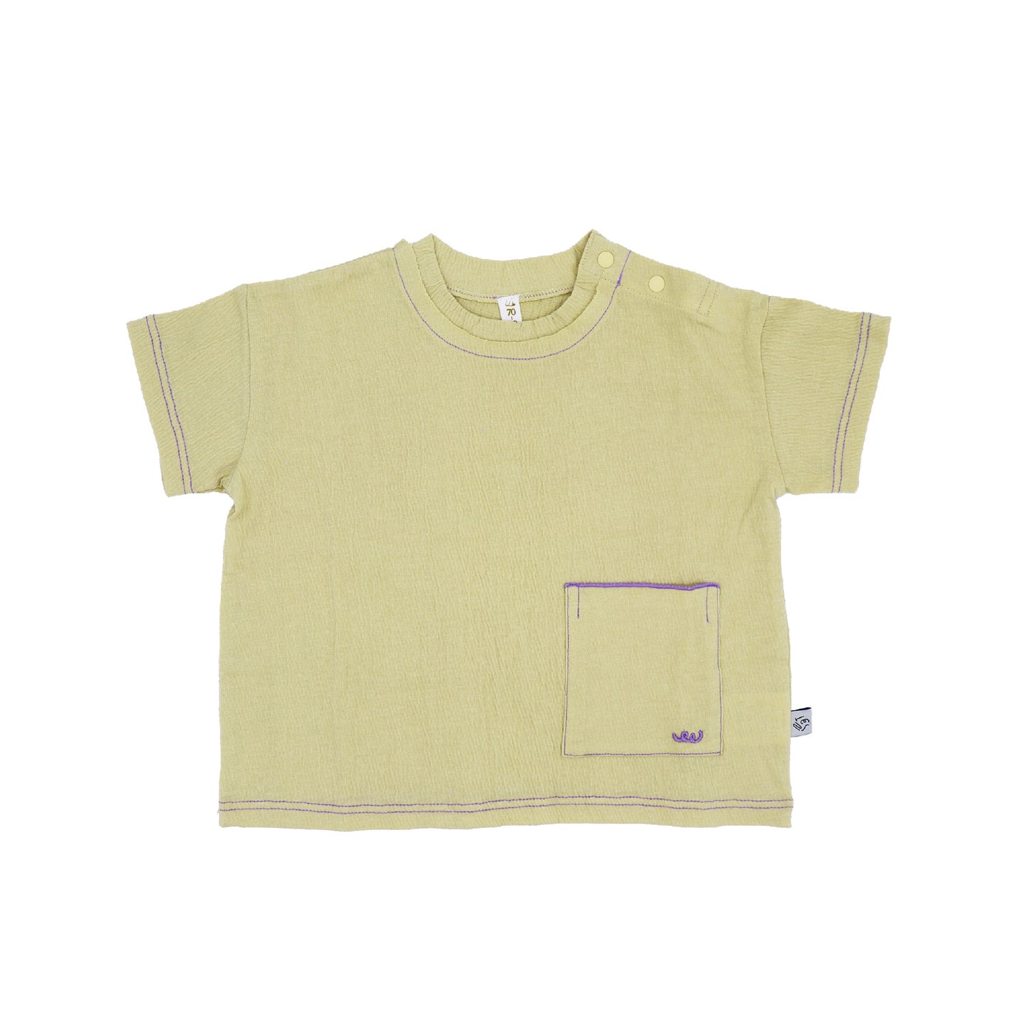 シャーリングステッチTシャツ