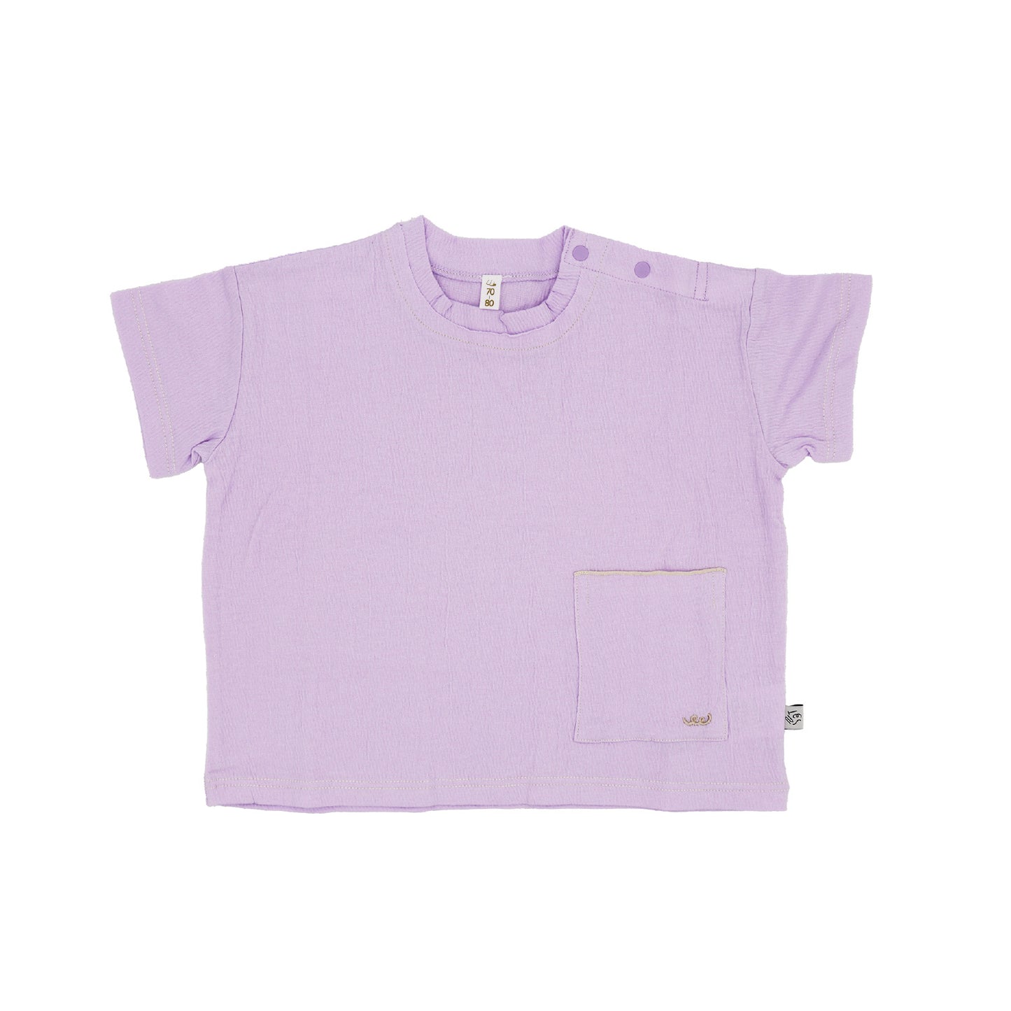 シャーリングステッチTシャツ