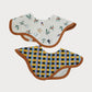 [ ギフトセット ]  BABY BIB 2PIECE SET - ベビースタイ2個セット  [ ラッピング付き ]
