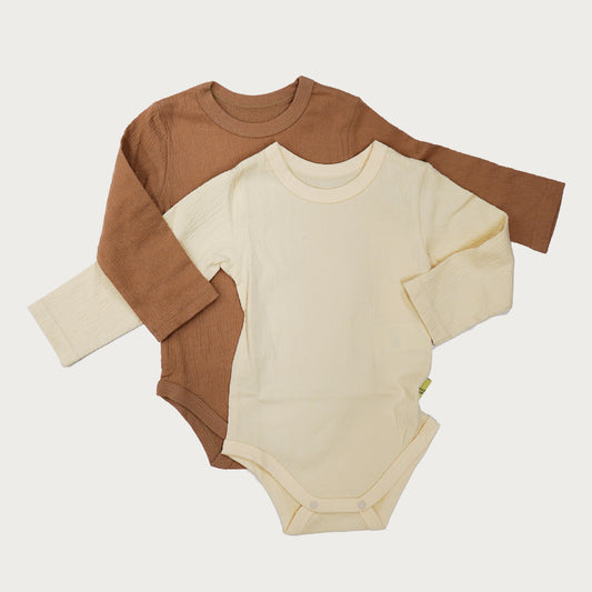 shirring rompers ( シャーリングロンパース ) - long sleeve