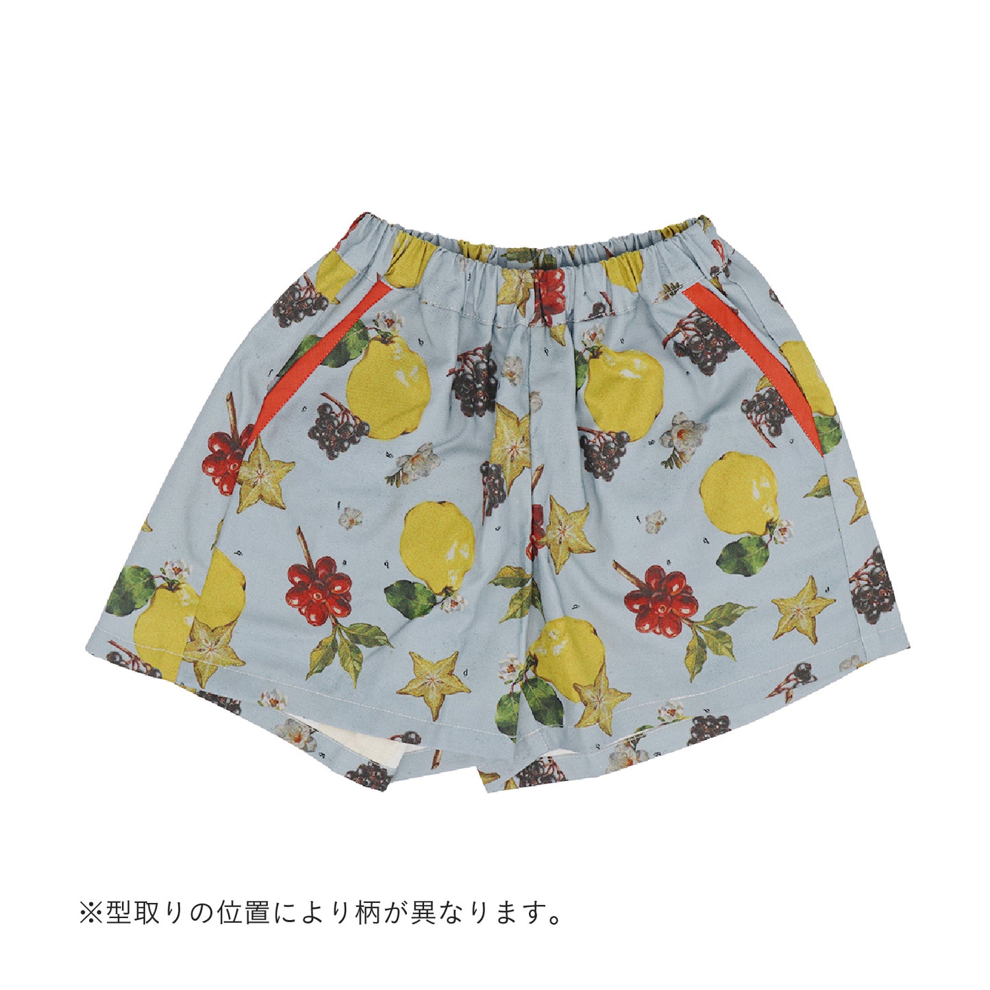 なぞなぞフルーツワイドショートパンツ
