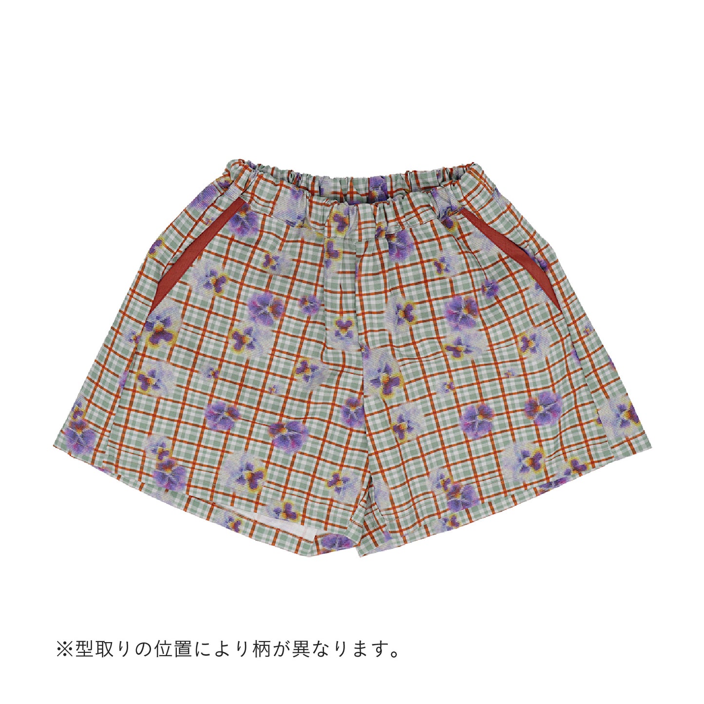パンジーワイドショートパンツ