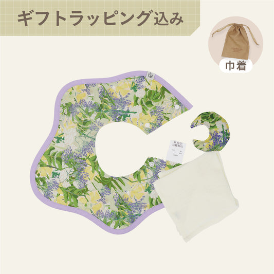 スタイとベビータオル - おひるね野花