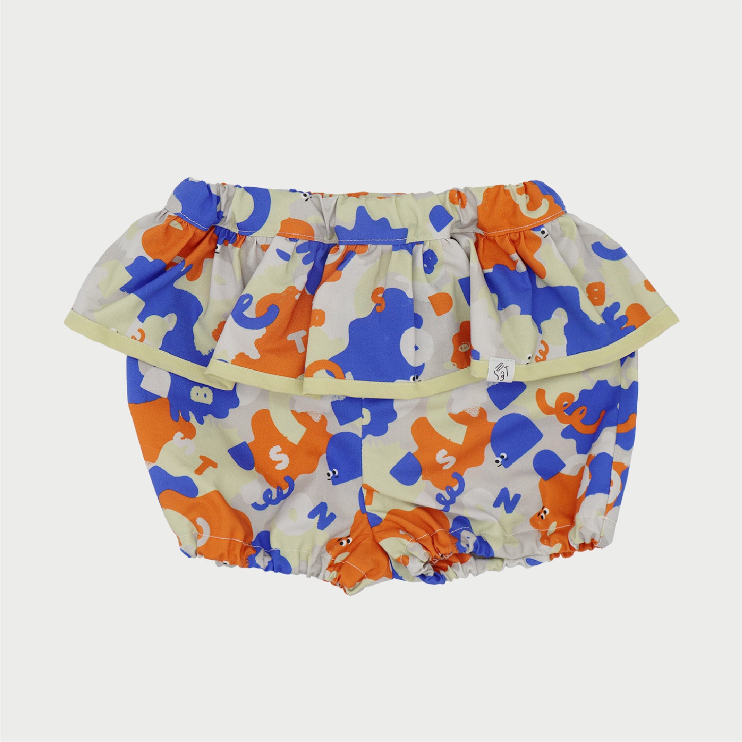 【WEB限定】絵の具ペタペタベビーセット ★スタイ+選べるブルマ