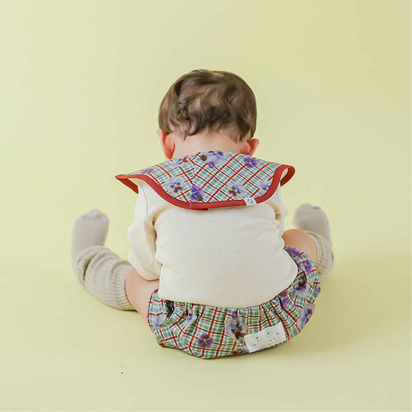 【WEB限定】パンジーベビーセット ★スタイ+選べるブルマ