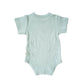 ribbed rompers ( リブロンパース ) - short sleeve