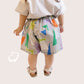 play with shapes  wide short pants （かたち遊びワイドショートパンツ）