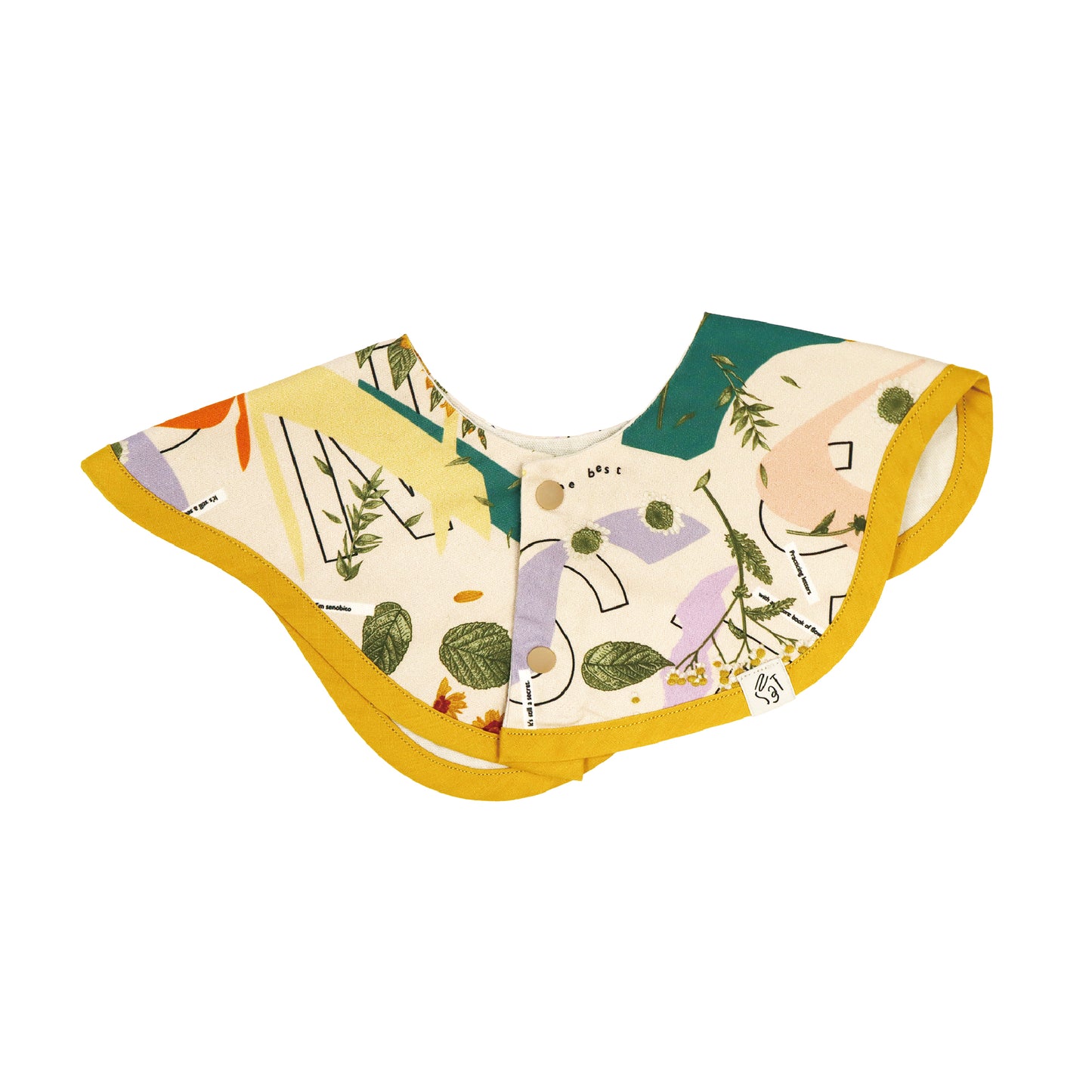 【WEB限定】みちくさ押し花ベビーセット ★スタイ+選べるブルマ