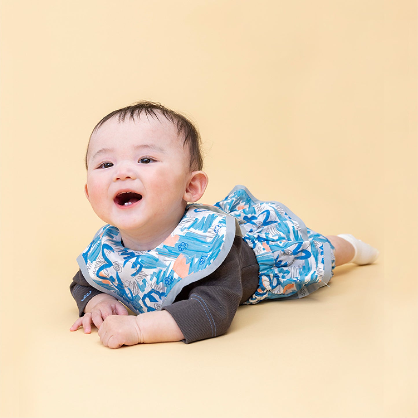 青いおはなフリルブルマ