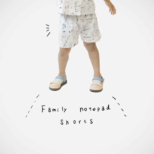 Family notepad shorts（家族のメモ帳ショートパンツ）