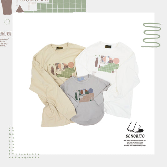 Secret map long T-shirt （シークレットマップロンT）親子セット