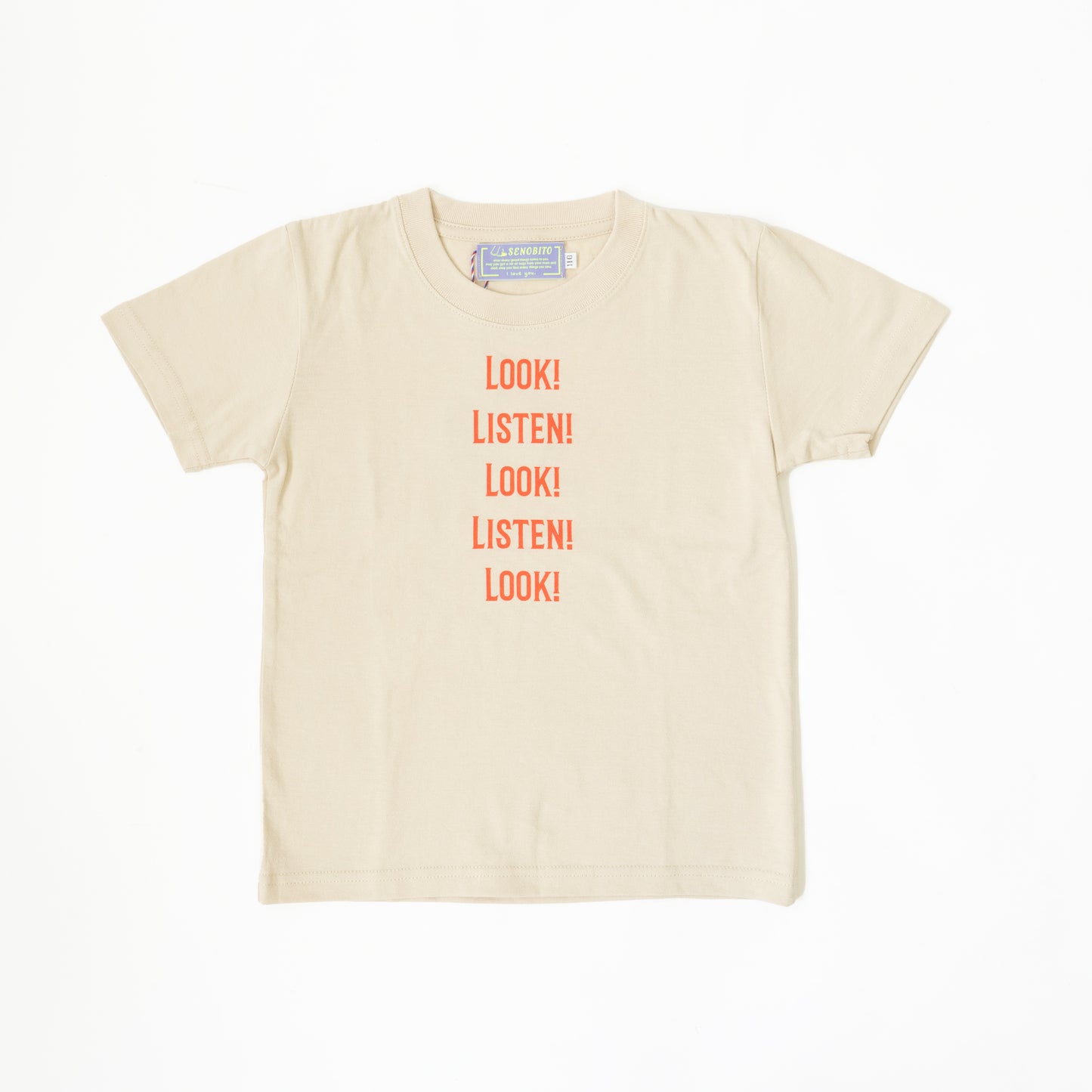 LOOK!LISTEN!T-shirt（見て！聞いて！Tシャツ）