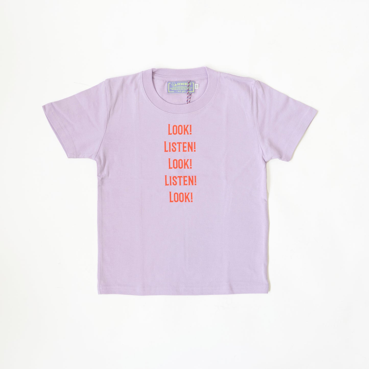 [ Tシャツ3枚組セール対象商品 ] LOOK!LISTEN!T-shirt（見て！聞いて！Tシャツ）