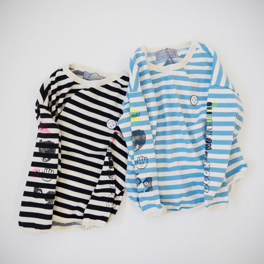 Good mood Long T-shirts （スタンプボーダーロンT）