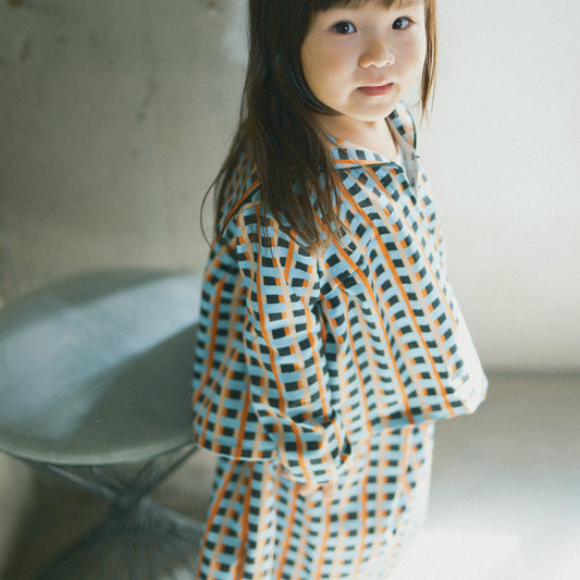 Connect check sailor tops （コネクトチェックセーラートップス）