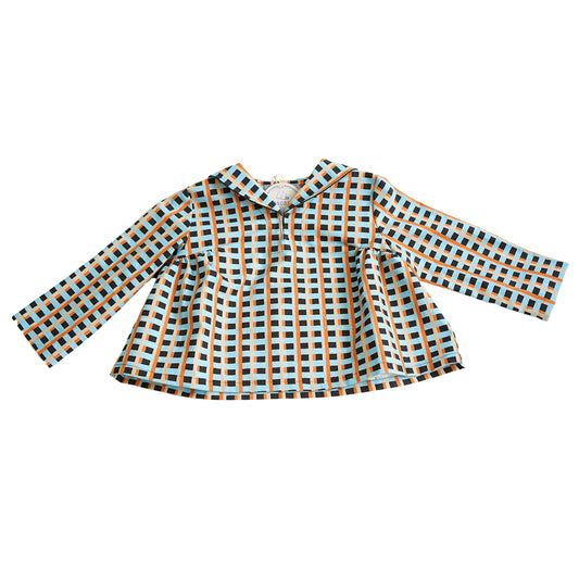 Connect check sailor tops （コネクトチェックセーラートップス）
