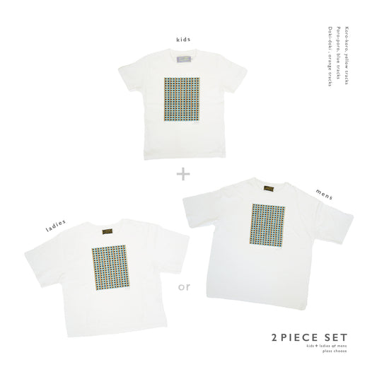 Connect check T-shirt （コネクトチェックT-shirt）親子セット