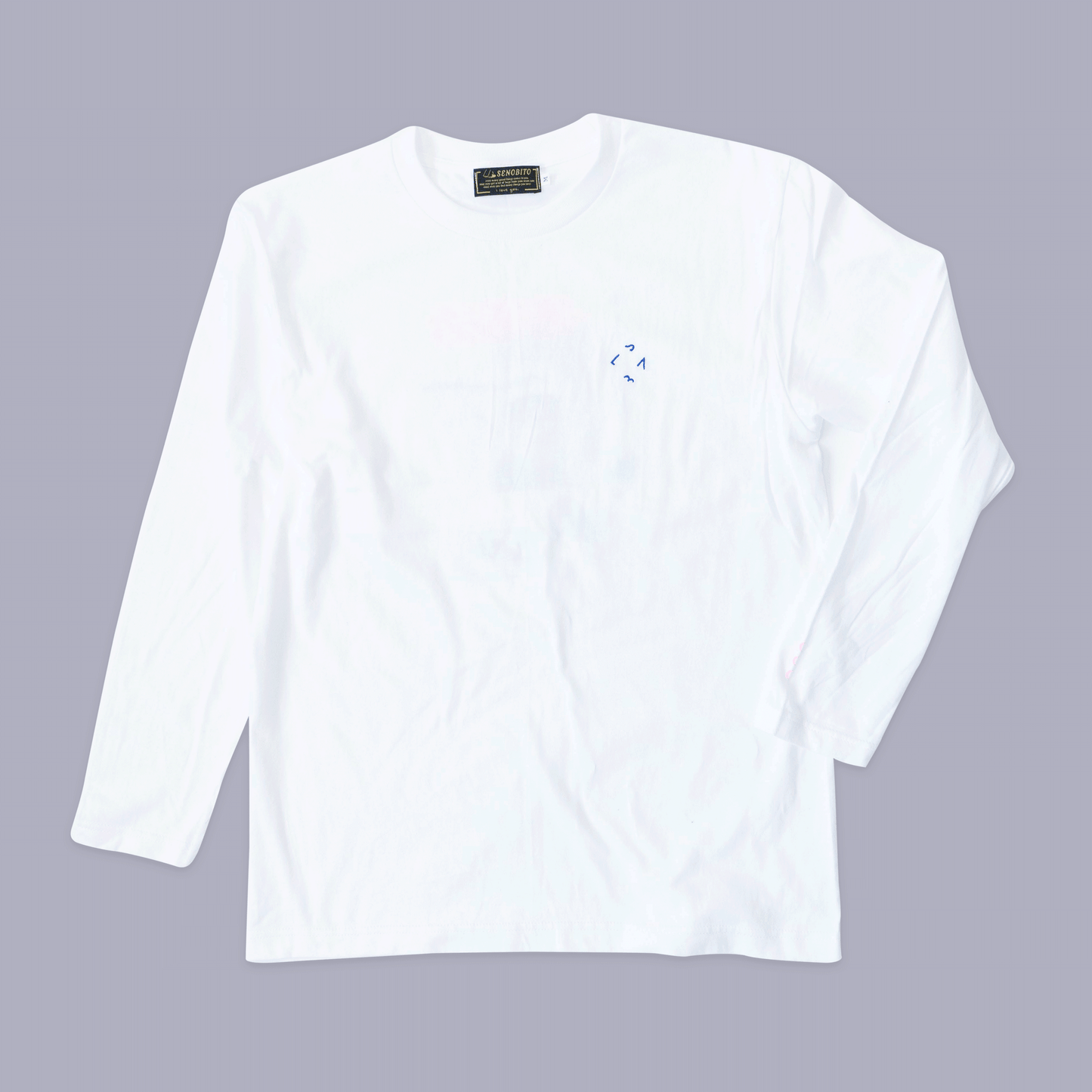 【Otona】Not sleepy longTshirt（ノットスリーピーロンT）ホワイト×ネイビー